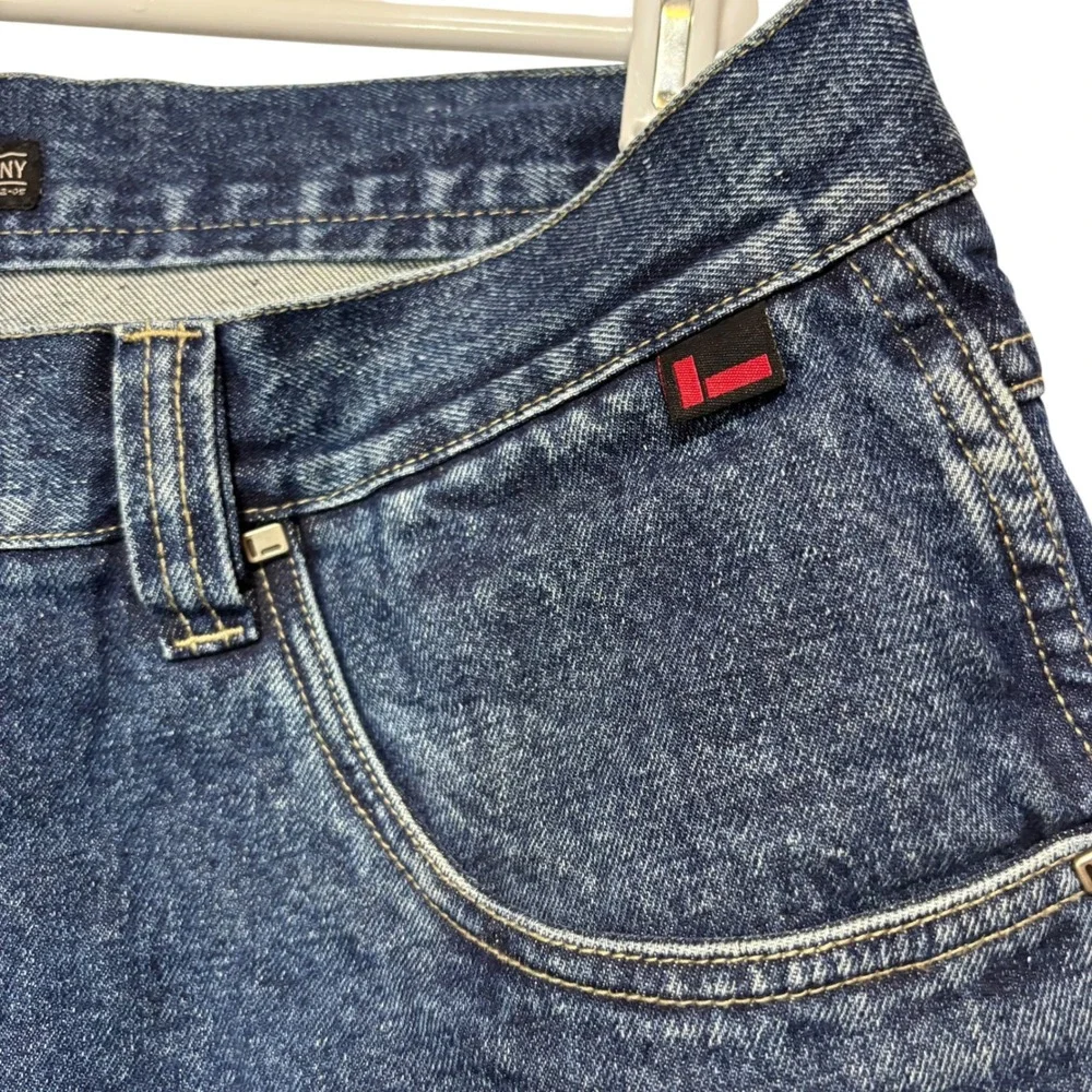 FUBU Carpenter Jeans Mens Blue Cotton Vintage 90s Y2K Baggy Hip Hop W40 L34